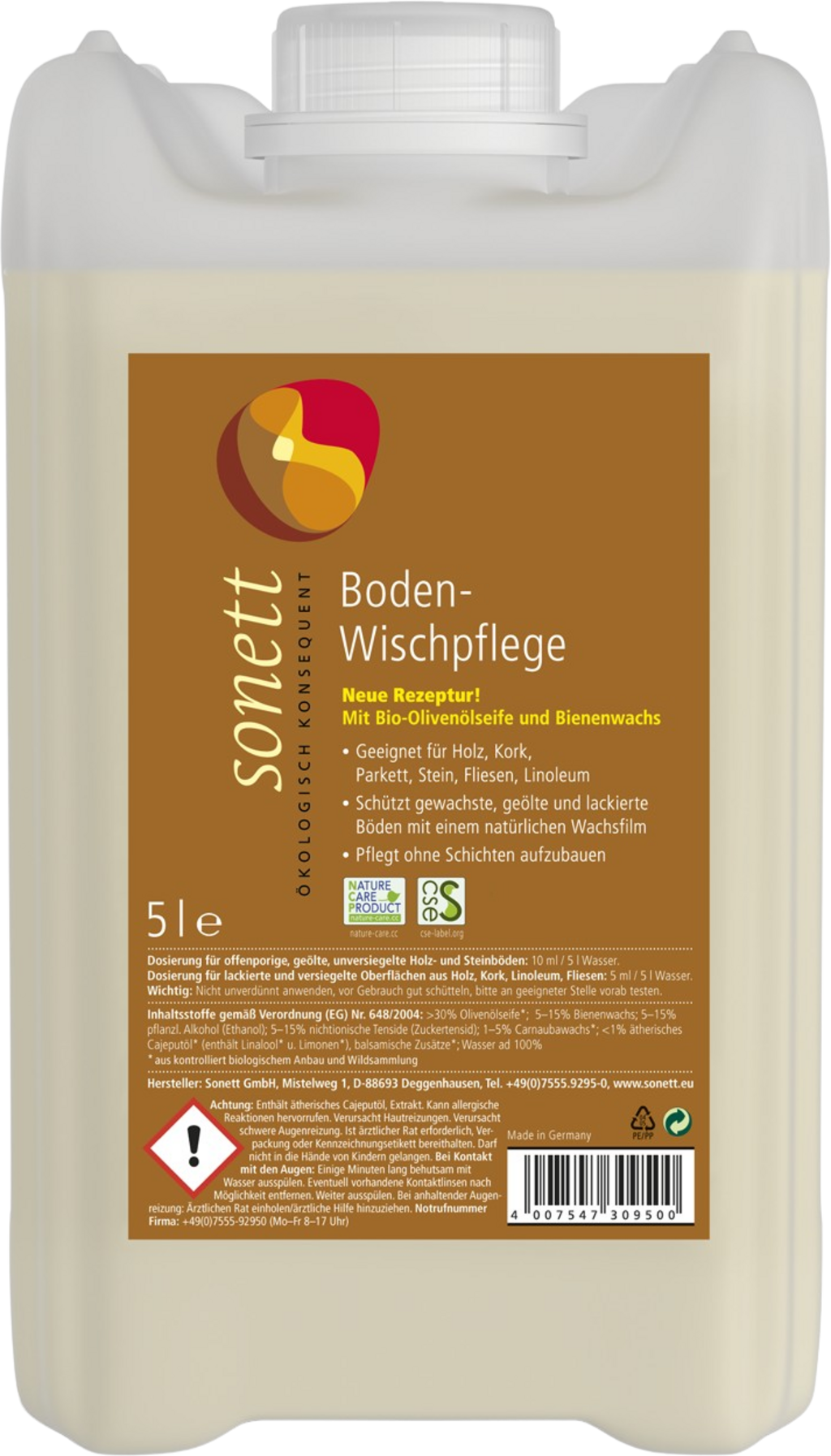 Entretien pour sol huile d'olive et cire d'abeille Entretien pour sol huile d'olive et cire d'abeille