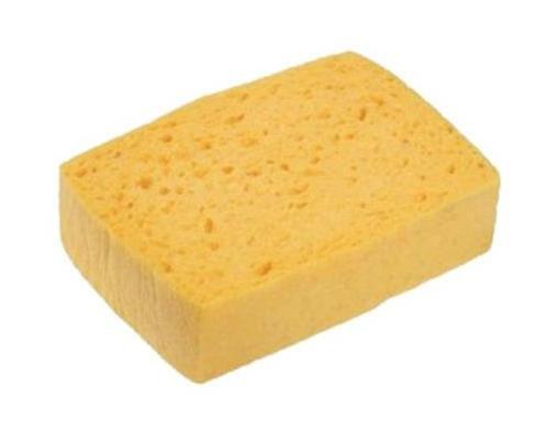 Eponge végétale blonde bordée N° 4 paquet de 10 Eponge végétale blonde bordée N° 4 paquet de 10