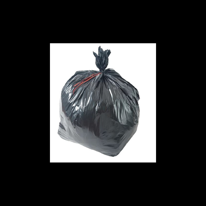 Carton sac poubelles noir 110L standard extra microns: 40 Carton sac poubelles noir 110L standard extra microns: 40