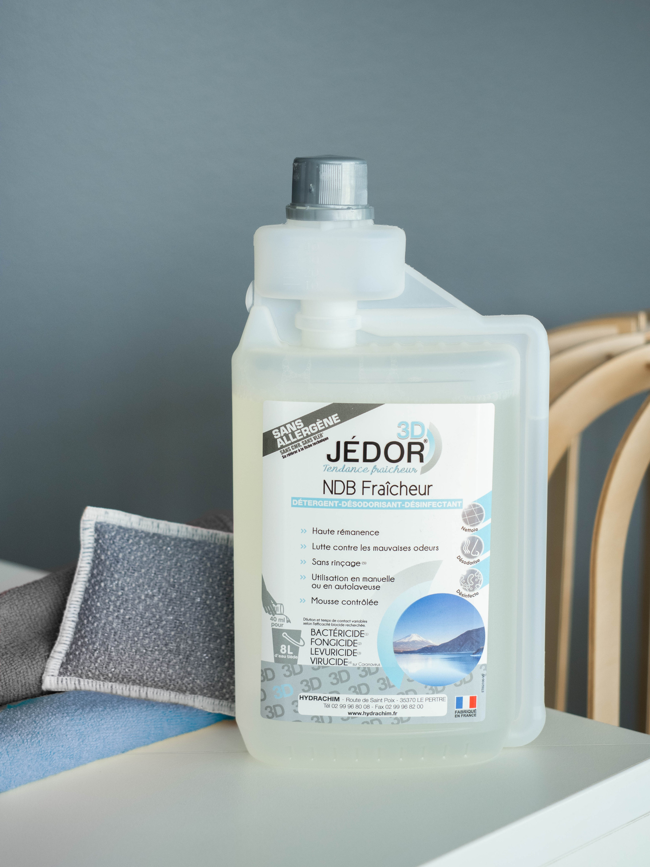 JEDOR 3D fraicheur sans allergènes 1L JEDOR 3D fraicheur sans allergènes 1L