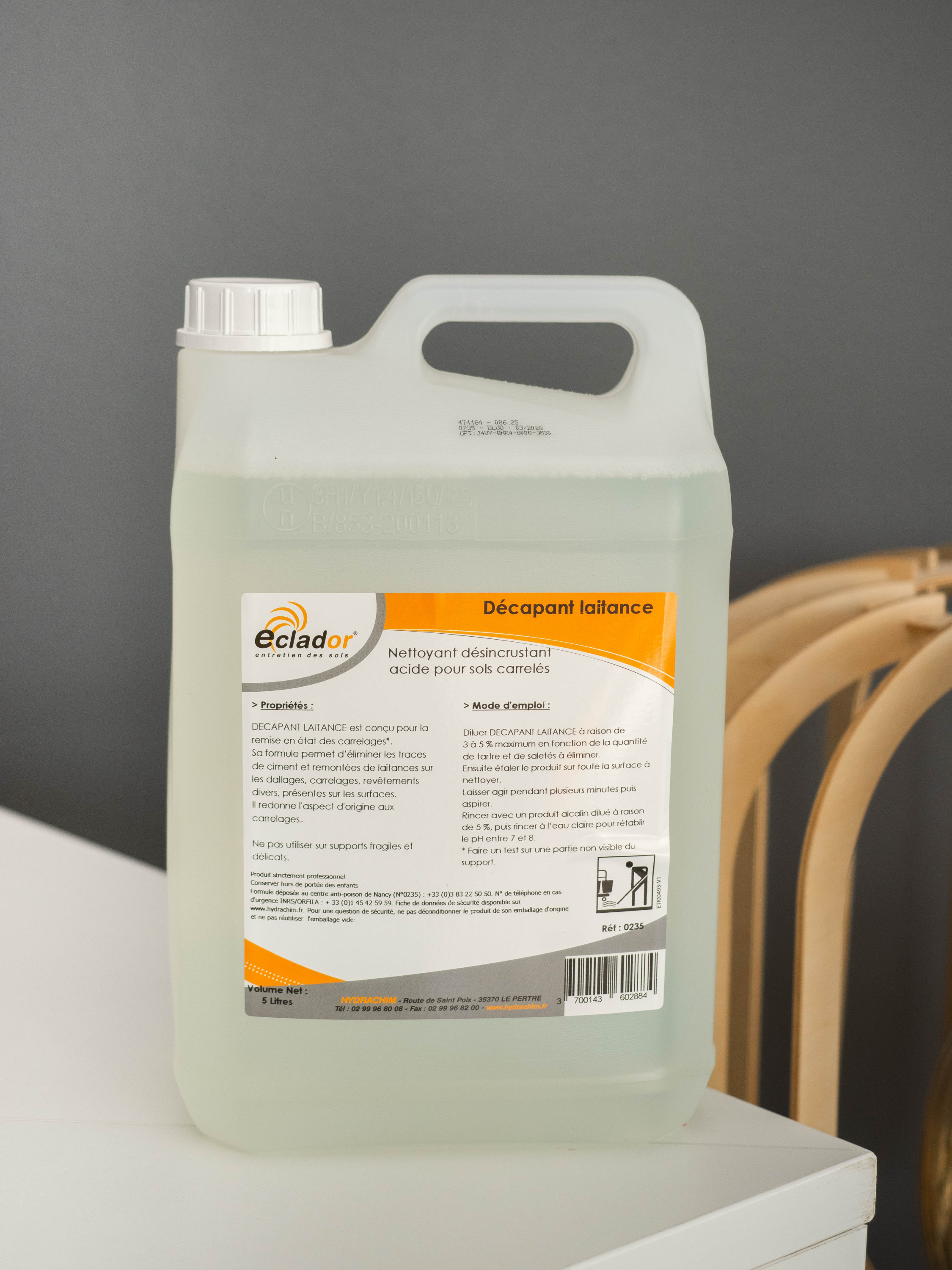 ECLADOR - 0235 - DÉCAPANT LAITANCE - 5L ECLADOR - 0235 - DÉCAPANT LAITANCE - 5L