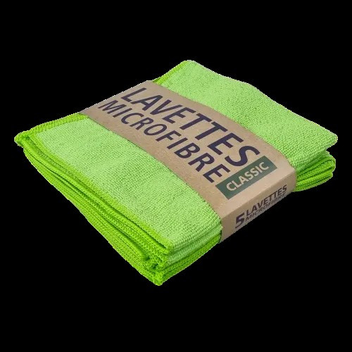 Lavette microfibre multi-usages CLASSIC verte Lavette microfibre multi-usages CLASSIC verte