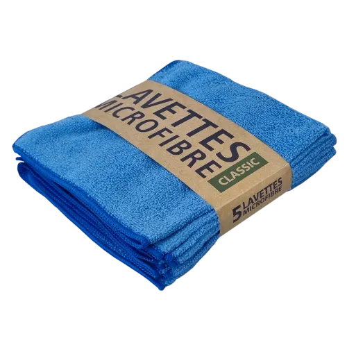 Lavette microfibre multi-usages CLASSIC bleue Lavette microfibre multi-usages CLASSIC bleue