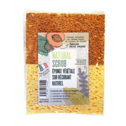 Eponge végetale sur récurant naturel en lot x2 Natura Scrubb Eponge végetale sur récurant naturel en lot x2 Natura Scrubb