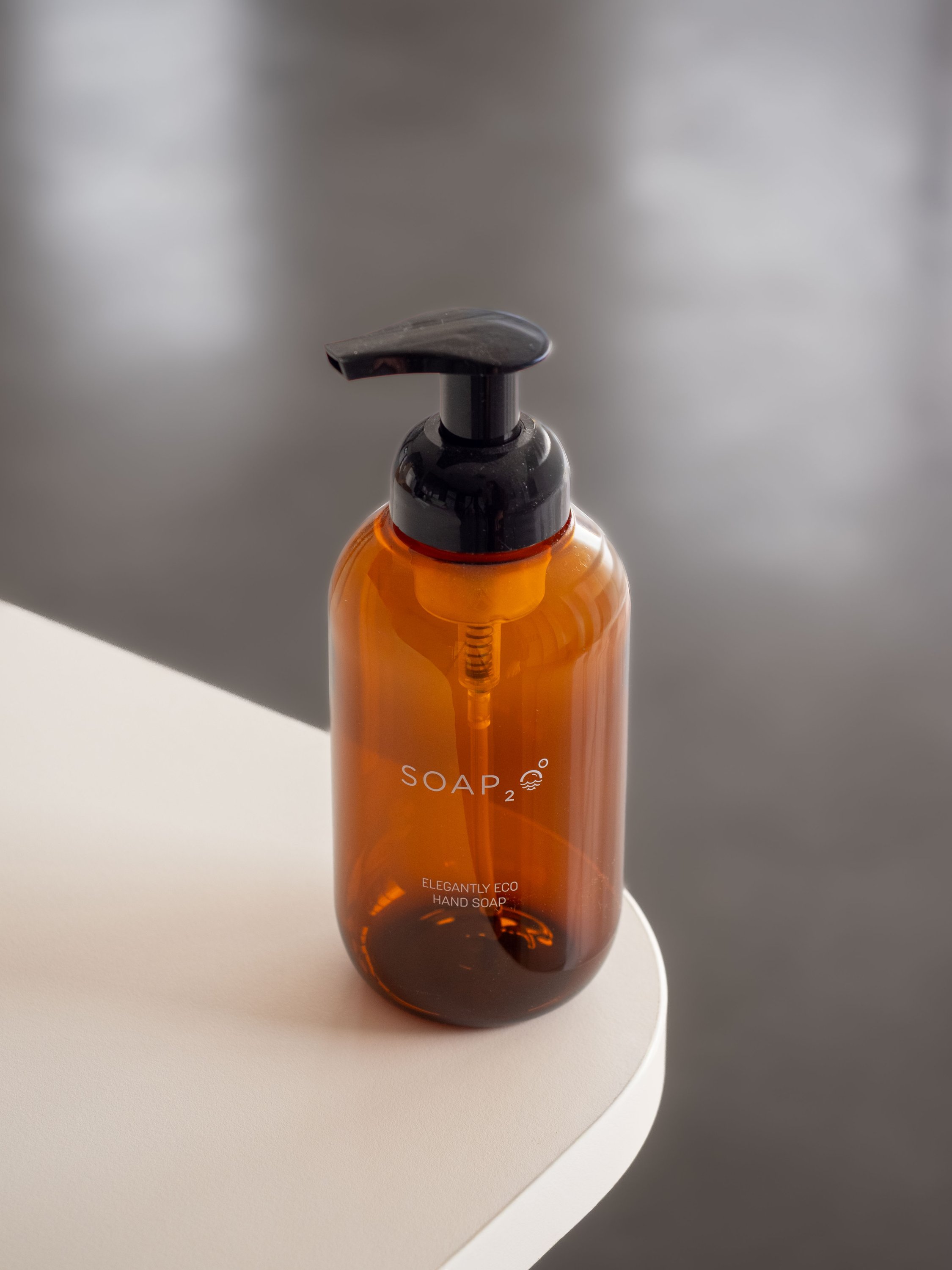 Bouteille Plastique Ambré Savon Mousse 500ml NEVE Bouteille Plastique Ambré Savon Mousse 500ml NEVE