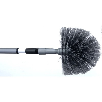 Balai tête de loup vinyl 1/2 ronde + manche télescopique 150cm Balai tête de loup vinyl 1/2 ronde + manche télescopique 150cm