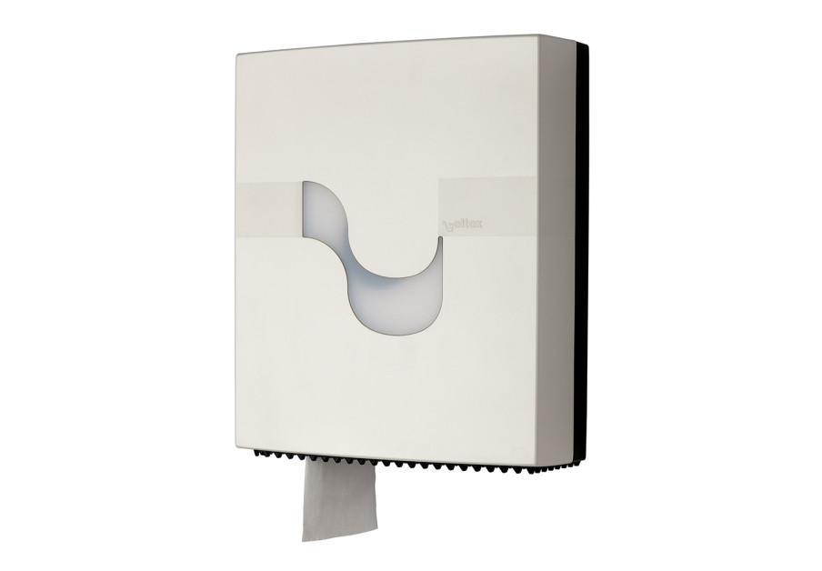 Distributeur papier WC maxi Jumbo ABS BLANC 400M Distributeur papier WC maxi Jumbo ABS BLANC 400M