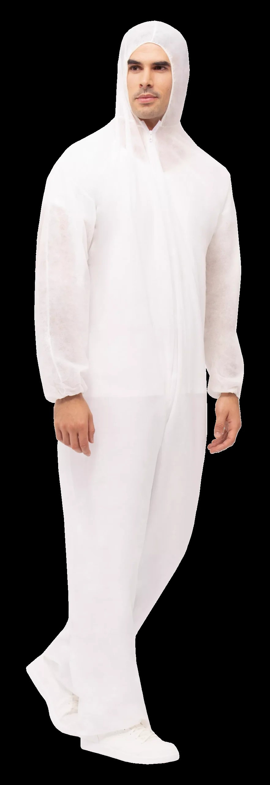 COMBINAISON avec capuche Polypropylène 40 gr blanche TAILLE XL COMBINAISON avec capuche Polypropylène 40 gr blanche TAILLE XL