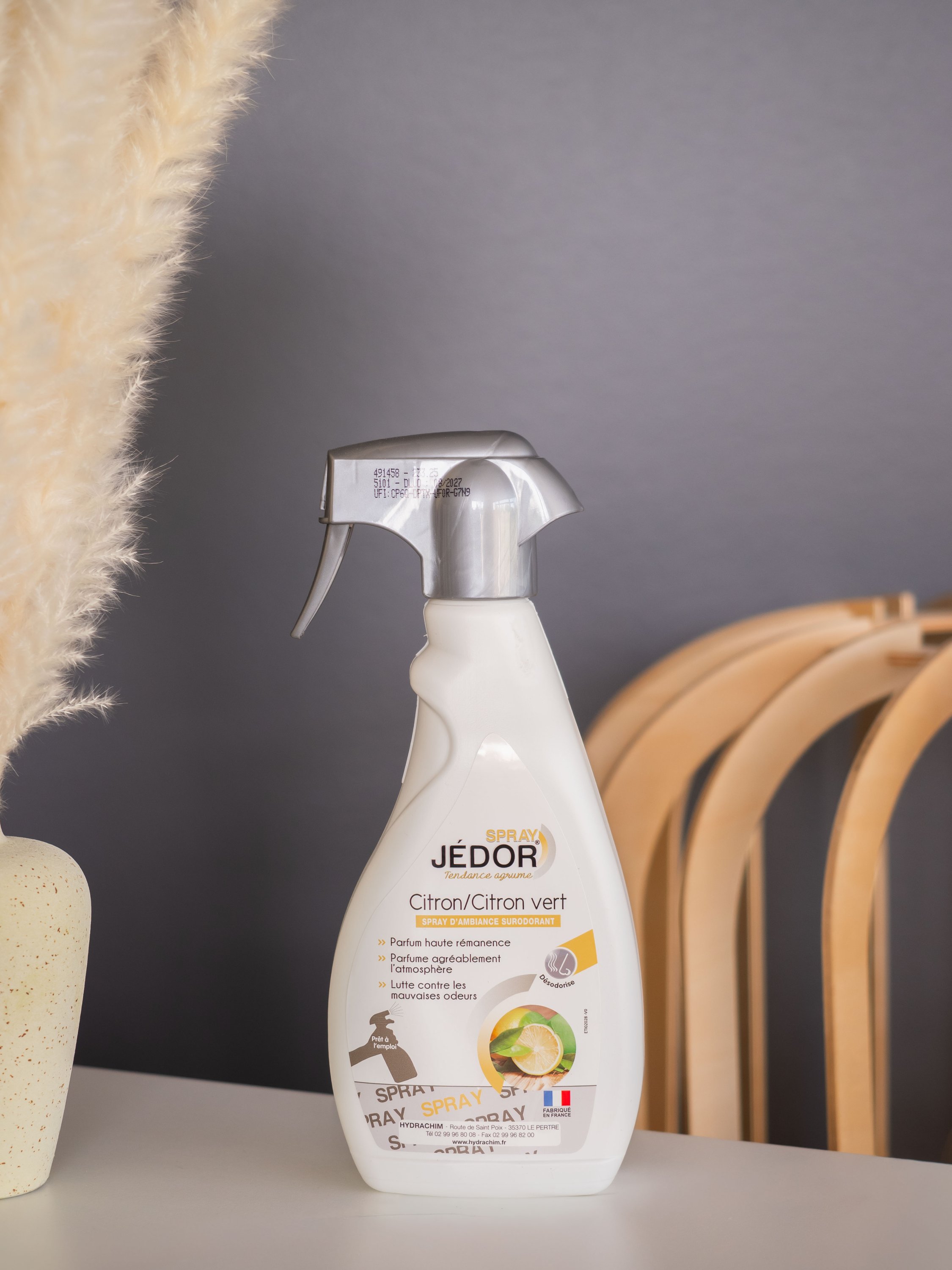 JEDOR - 5101 - SPRAY DESODO. CITRON/CITRON VERT - 500ML JEDOR - 5101 - SPRAY DESODO. CITRON/CITRON VERT - 500ML