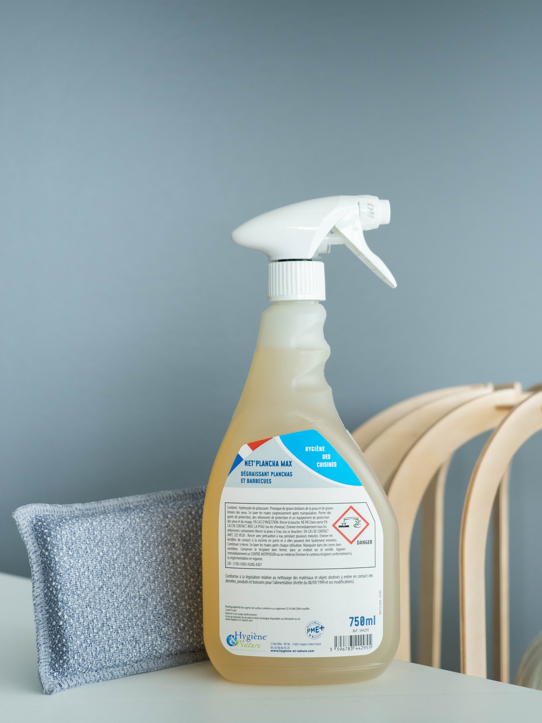 NET'PLANCHA MAX - Dégraissant planchas et barbecues - Agréé contact alimentaire 750ml NET'PLANCHA MAX - Dégraissant planchas et barbecues - Agréé contact alimentaire 750ml