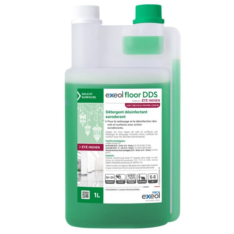 EXEOL FLOOR DDS FLACON 1L DOSEUR RECHARGEABLE ETE INDIEN EXEOL FLOOR DDS FLACON 1L DOSEUR RECHARGEABLE ETE INDIEN