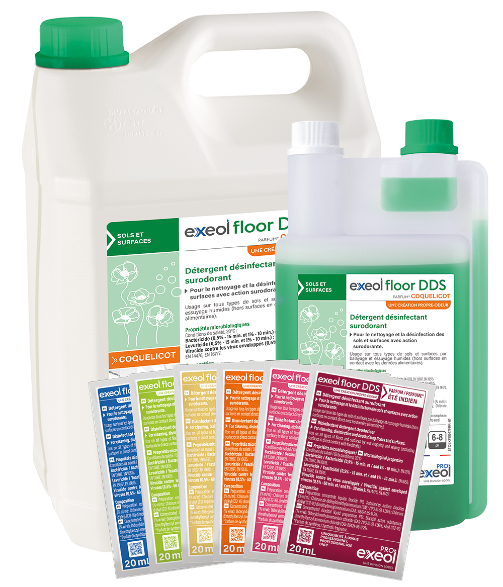 EXEOL FLOOR DDS FLACON 1L DOSEUR RECHARGEABLE CITRON