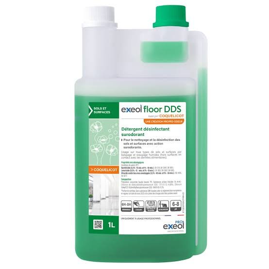 EXEOL FLOOR DDS FLACON 1L DOSEUR RECHARGEABLE COQUELICOT EXEOL FLOOR DDS FLACON 1L DOSEUR RECHARGEABLE COQUELICOT