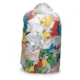 Carton sac poubelles transparent  50L  13µ