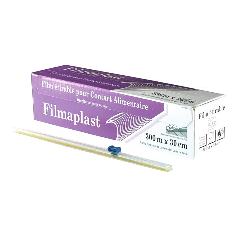 Film alimentaire - Congélation-Cuisine-Emballage boite distributrice 300 x 0,45 zip cut