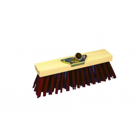 Balai cantonnier 32 cm bois, fibre synthetique, douille metal ø 28 s95 Balai cantonnier 32 cm bois, fibre synthetique, douille metal ø 28 s95