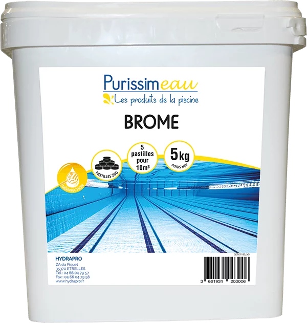 BROME GALET DE 20GR SEAU DE 5KG BROME GALET DE 20GR SEAU DE 5KG