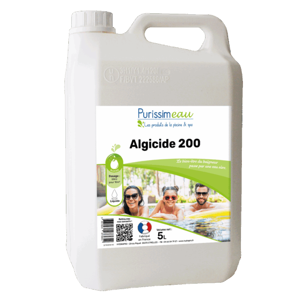 ALGICIDE 200 LIQUIDE BIDON DE 5L ALGICIDE 200 LIQUIDE BIDON DE 5L