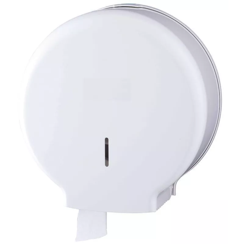 Distributeur papier WC maxi Jumbo ABS BLANC 400M Distributeur papier WC maxi Jumbo ABS BLANC 400M